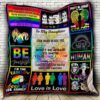 Daughter I Am So Proud Of You Pride Quilt P539D  Quilt